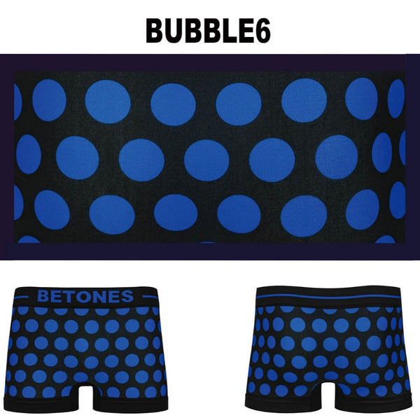 シームレス・ボクサーパンツ・BUBBLE6 BLUE